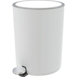 primanova PN-Кош с педал 5lt Ø21x28cm LENOX БЯЛ (M-E66-01) (0137256)