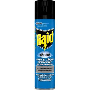 Raid Син аерозол против насекоми, 400 ml