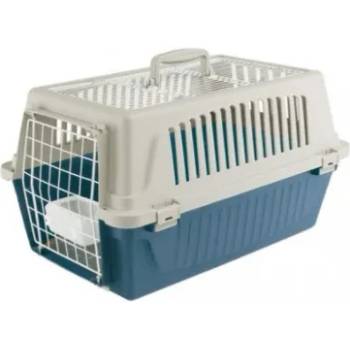 Ferplast - Atlas 20 Open - Транспортна чанта за кучета и котки с мека постелка и съд за вода , 58 / 37 / 32 см