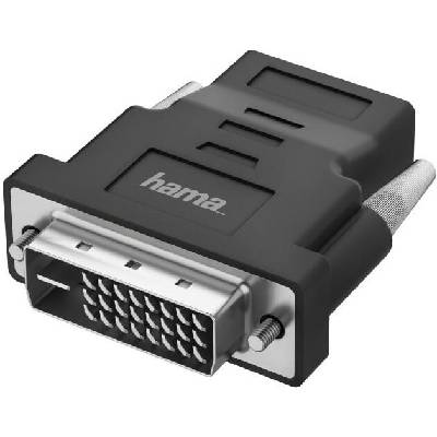 Адаптер HAMA DVI-D Dual Link мъжко- HDMI женско, Ultra-HD, 4K (HAMA-205169)