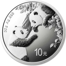 China Mint Strieborná minca Čínská Panda 2023 30 g