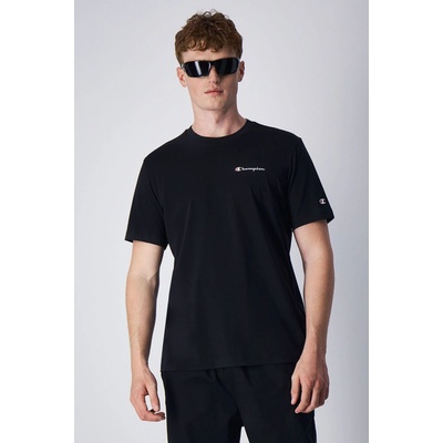 Champion Small Script Logo T-Shirt čierne