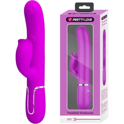 Вибратор за G-точка, пулсации и облизване, 22, 6см. - Pretty Love Gigi 1 (DEBRA01885)