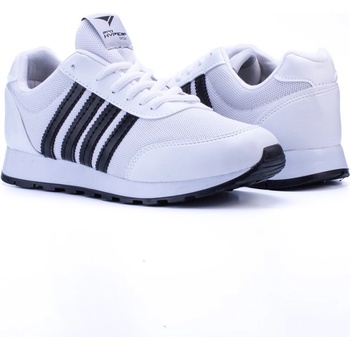 Johns Athletic Унисекс спортни обувки с връзки 1802 - Бели с Черен #371749 (371749_Черно)