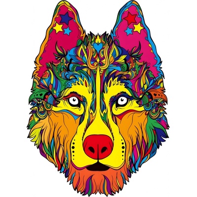 IZMAEL Dřevěné Husky/L 240 dílků