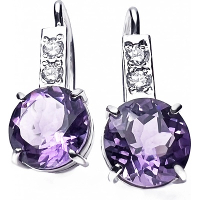 Stuchlík zlaté s ametysty a diamanty 023793