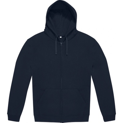B&C mikina s kapucí B&C ID.334 Zip Hood unisex COT01I33400301 navy