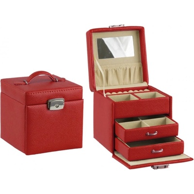 Carraro šperkovnice Portagi 641 PO 02 červená