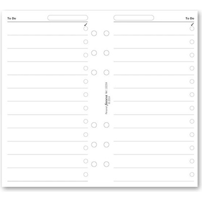 Filofax Nezabudni, biele náplň osobných diárov