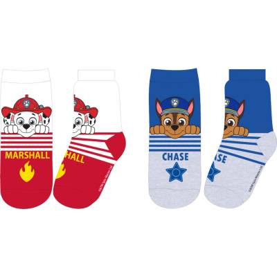 Paw Patrol Tlapková patrola Chlapčenské ponožky modrá/ červená