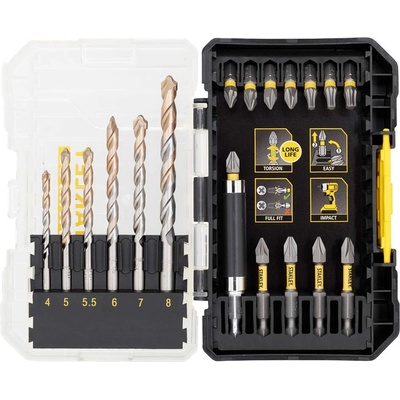 STANLEY STA88552 sada torzních bitů a vrtáků