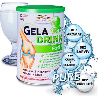 Geladrink Fast Pure práškový nápoj 360 g