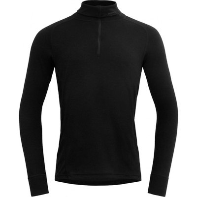 Devold Duo Active Man Zip Neck čierna/sivá