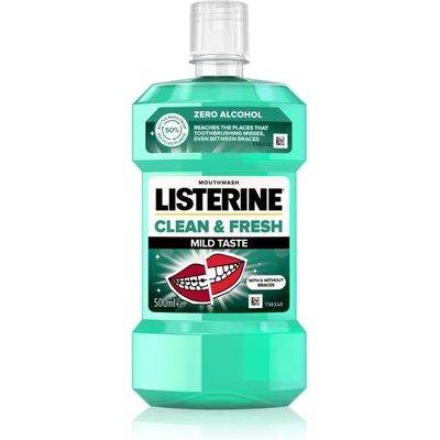LISTERINE Clean & Fresh вода за уста срещу кариес 500ml