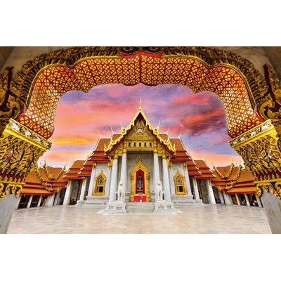 DIMEX ART Флизелинов фототапет мраморен храм 375 x 250 см