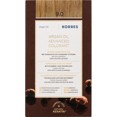 KORRES Боя за коса с арганово масло, 9.0 Много светлорусо