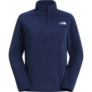 The North Face Дамски поларен пуловер The North Face Women's Glacier Fleece 1/4 Zip Jacket Fleece jumper - Summit Navy - размер XS (105-6474-0911)