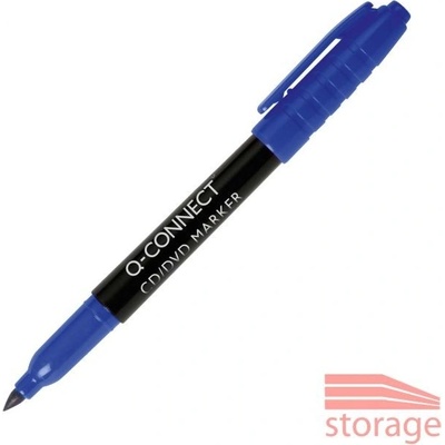 Q-Connect permanentný popisovač na CD/DVD modrý QC002301