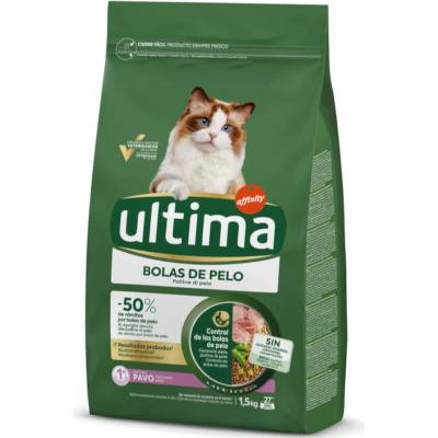 Ultima Cat Hairball morčacie 2 x 7,5 kg