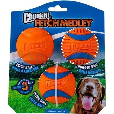 Chuckit! Fetch Medley 3 M 6,5 cm 3 ks