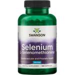 Swanson Selenium L-Selenomethionine, 100 mcg, 300 капсули, Swanson (SW545)