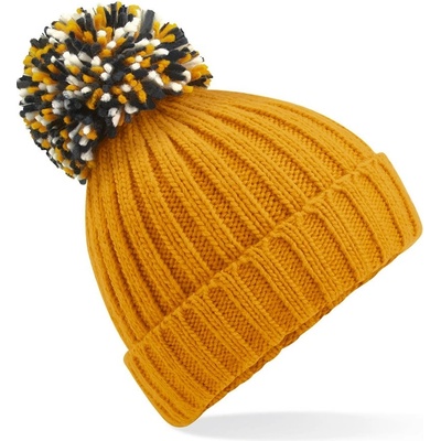 Beechfield Hygge beanie žlutá