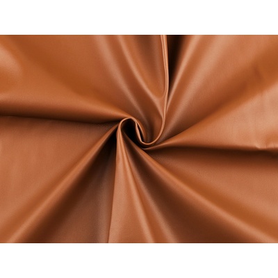 Prima-obchod Koženka elastická s filcovým zpevněním, barva 2 (290 g/m²) hnědá koňak