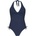 Barts Дамски бански костюм Barts Women's Solid Halter One Piece Swimsuit - Navy - размер 36 (EU) (150-6466-0211)
