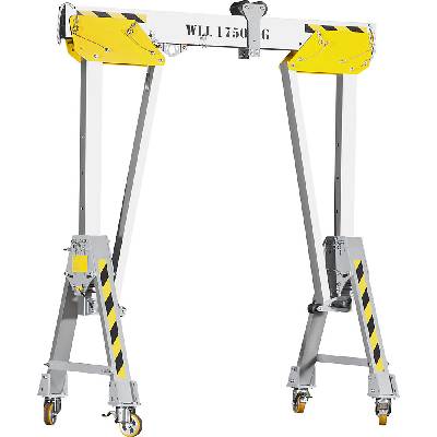 EUROKRAFT Hliníkový portálový jeřáb RLPK ,konstrukční výška 1864 - 2464 mm ,šířka 7000 mm