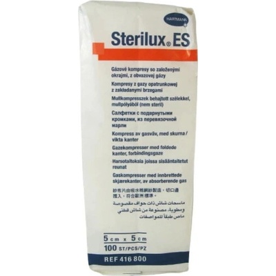 Hartmann Sterilux gázové štvorce 5 cm x 5 cm ne 100ks