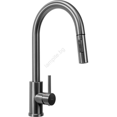 Rea REA-B7437 - Кухненски смесител с изтегляема душ-слушалка FRESH 45 cm титан (RE0234)