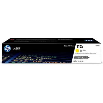 HP Тонер W2072A, 117A, 700 страници/5%, Yellow (W2072A)