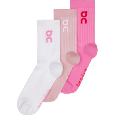 ON Logo Sock High 3P 2UF10313052 U mauve/raspberry