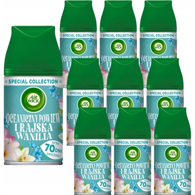 Air Wick osvěžovače vzduchu oceánský vánek vanilka 10 x 250 ml