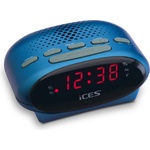 Lenco ICR-210 Blue - Радиобудилник с голям лесно читаем дисплей и PLL FM радио (081980) Будилник