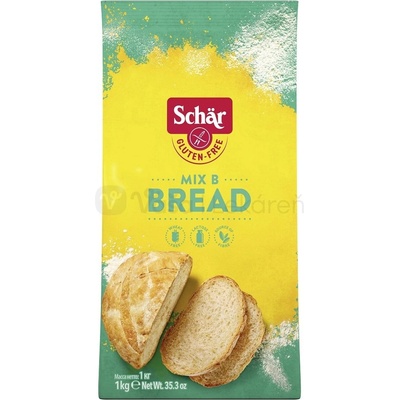 Schär Mix B múčna zmes plv bezgluténová chlebová zmes 1 kg