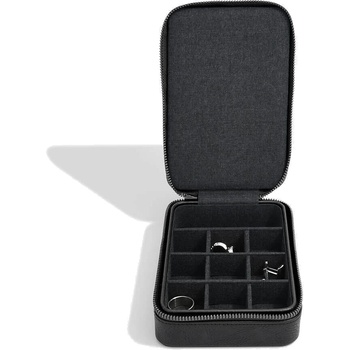 Stackers Пътнически калъф за копчета за ръкавели Stackers черен (74327)