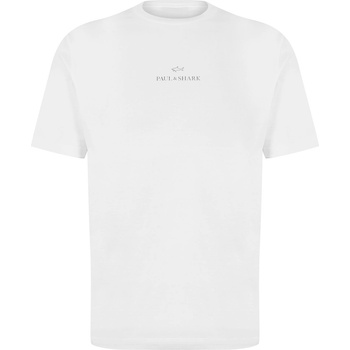 Paul and shark Тениска PAUL AND SHARK Men's Print Logo T-Shirt - Bright White