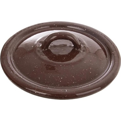 Orion Smaltovaná poklice Brown 14cm