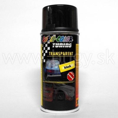 DUPLI COLOR Tunning akrylový lak transparent 150ml Čierna