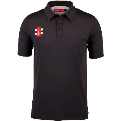 Детска блуза с яка Gray Nicolls Unisex Kids' Cricket Polo Shirt - Black