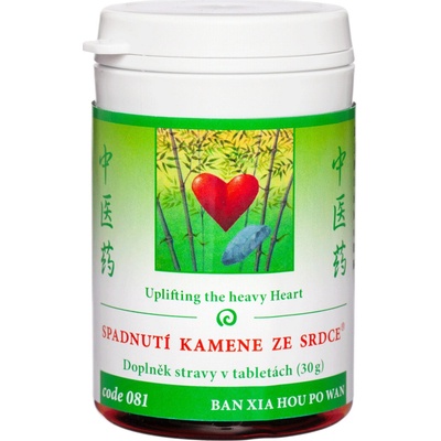 TCM Herbs Spadnutie kameňa zo srdca 100 tabliet