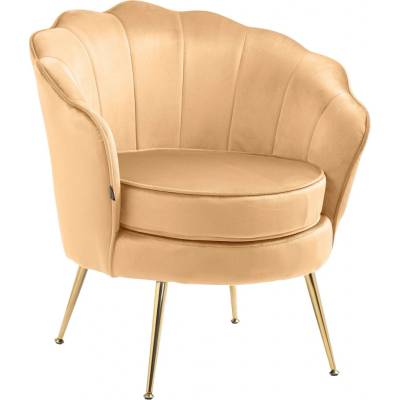 Design-Shop Rosita samet žlutá