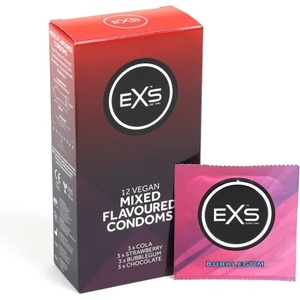 EXS Condoms 12 бр. Микс ароматни презервативи EXS Mixed Flavoured