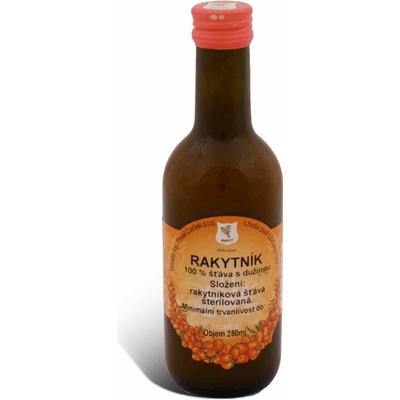 Cvrčok Rakytník 100% šťava s dužninou 250 ml