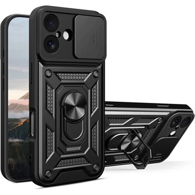 Gigapack iPhone 17 GIGAPACK Defender Силиконов протектор за телефон, удароустойчив, протектор за камера, ЧЕРЕН GP-173269 (GP-173269)