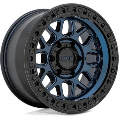 KMC KM549 GRS 9x20 6x135 ET0 midnight black with gloss black lip