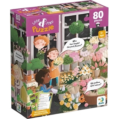 dodo Пъзел-игра DoDo от 80 части - Виж и открий: Разцъфтяла пролет (300664)
