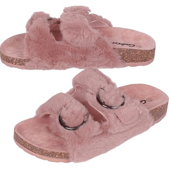 Image 1 of Чехли в розово с пух