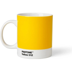 Pantone Жълта порцеланова чаша 375 ml Yellow 012 - Pantone (101030012)